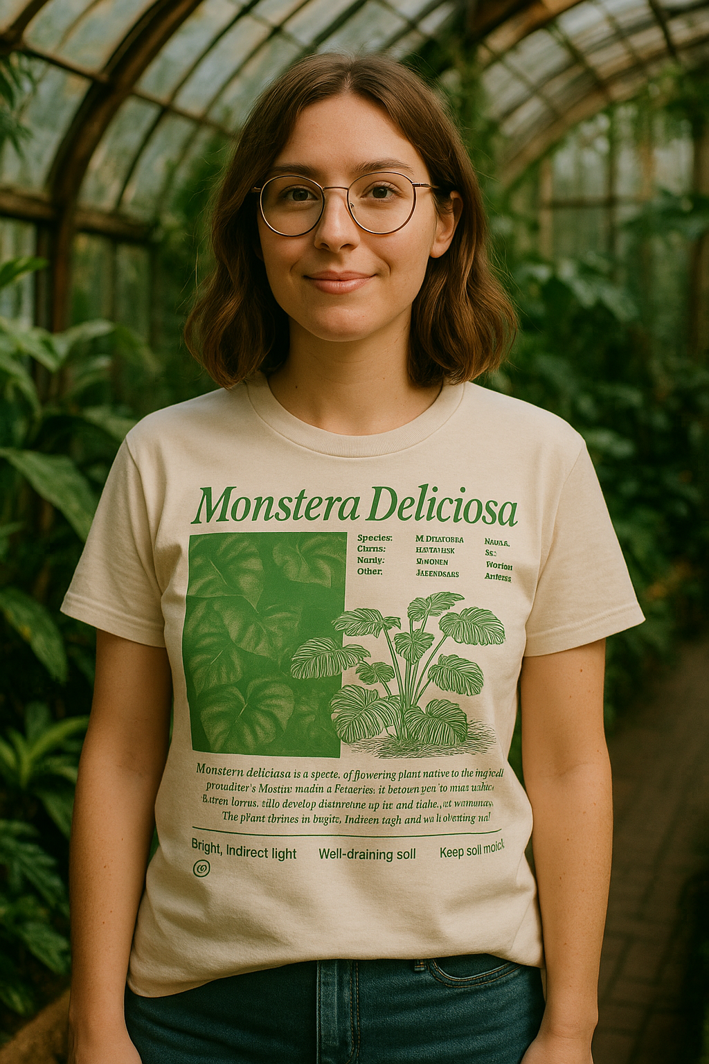 Father’s Day Gift Set — Variegated Monstera Albo Cutting + Premium T-Shirt